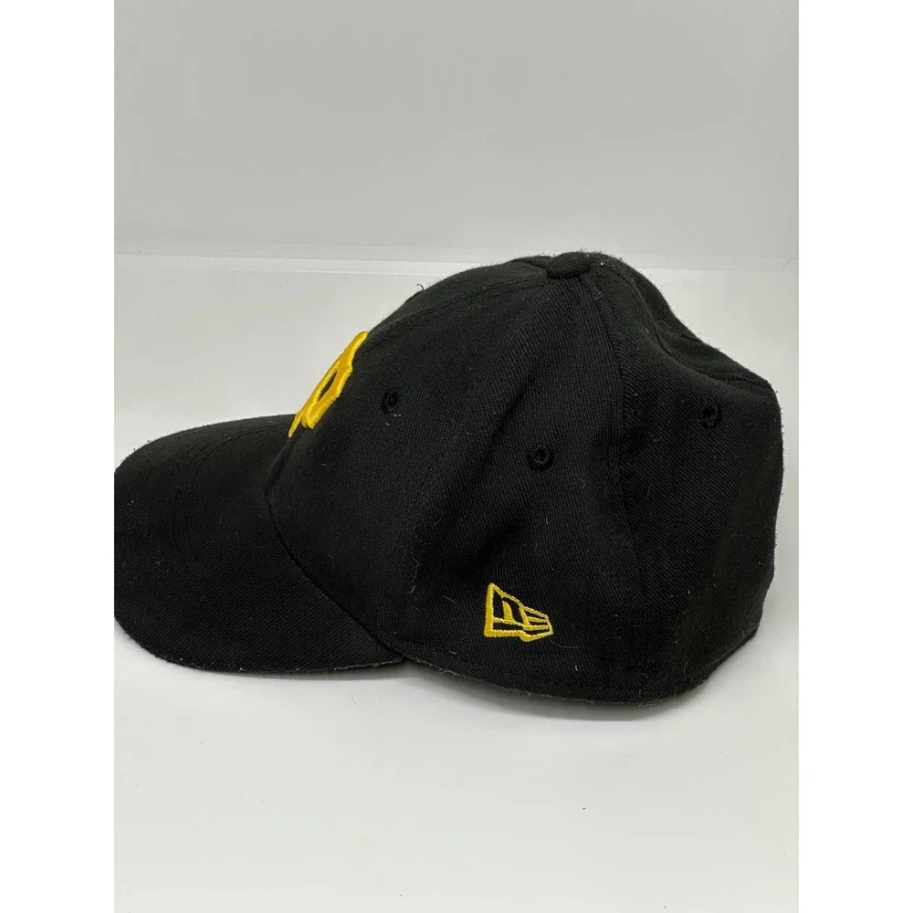 New Era Pittsburgh Pirates Hat Black MLB Baseball 39THIRTY Curved Brim‎ Youth